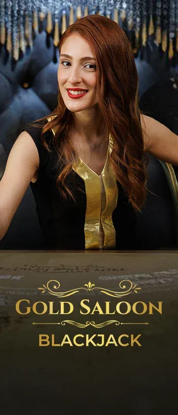 Gold Saloon Blackjack live table by OnAir Entertainment